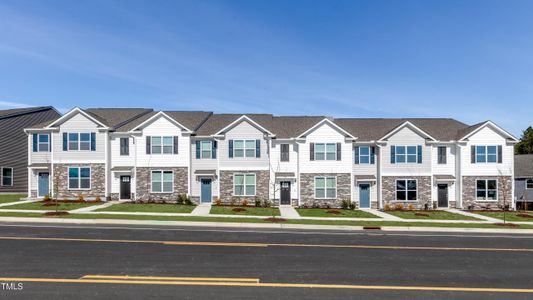 New construction Townhouse house 527 Old Battle Bridge Rd, Wendell, NC 27591 Collin- photo 0