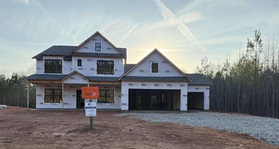 New construction Single-Family house 327 Weslyn Dr, Social Circle, GA 30025 plan (GA) Brooks A 3 Front Entry - image