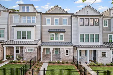 New construction Townhouse house 1980 Flying Scotsman Dr, Unit 10, Kennesaw, GA 30144 plan THE KENSINGTON - image