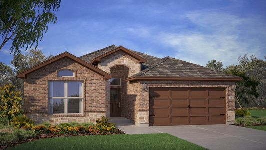 New construction Single-Family house 133 Ringtrail Dr, Rhome, TX 76078 plan Portales - image