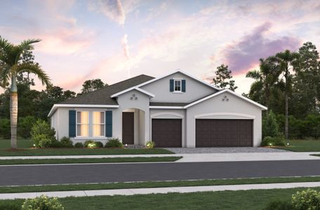 New construction Single-Family house 3017 Water Clover Ct, Apopka, FL 32712 plan Hudson - image