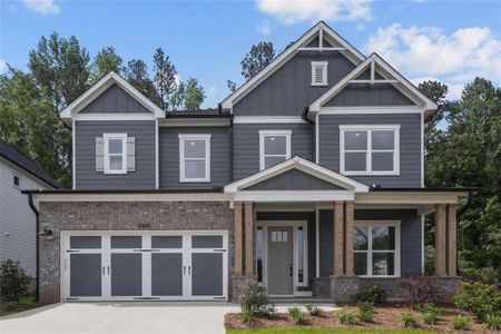 New construction Single-Family house 4445 Beechnut Cir, Cumming, GA 30028 The Shearon- photo 0