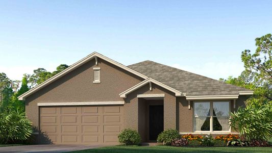 New construction Single-Family house 17533 Acorn Drop Rd, Land O' Lakes, FL 34638 plan Aria - image