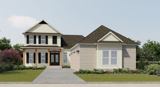 New construction Single-Family house 28 N Saint Claire Ln, Freeport, FL 32439 plan Whitman II B - image