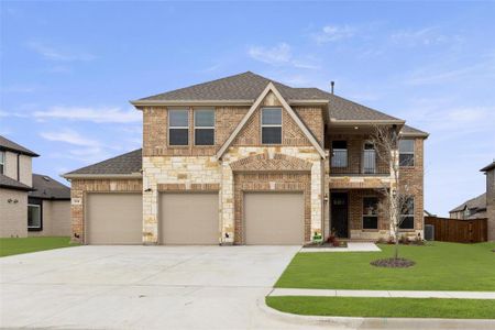 New construction Single-Family house 894 Blue Heron Drive, Forney, TX 75126 Princeton 2F (w/Game)- photo 0