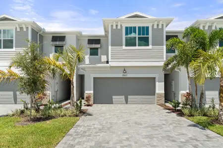 New construction Townhouse house 3567 NW Solange Ct, Jensen Beach, FL 34957 plan Aqua - image