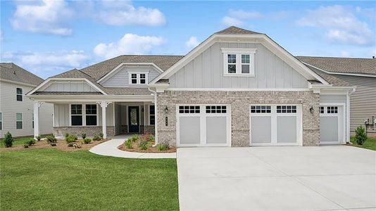 New construction Single-Family house 408 Salton Way, Hoschton, GA 30548 Poplar- photo 0