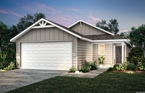 New construction Single-Family house 435 White Heron Wy, Marion, TX 78124 plan Adams - image