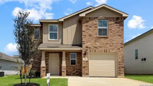New construction Single-Family house 160 Purple Carib, San Antonio, TX 78253 plan The Bowie - image