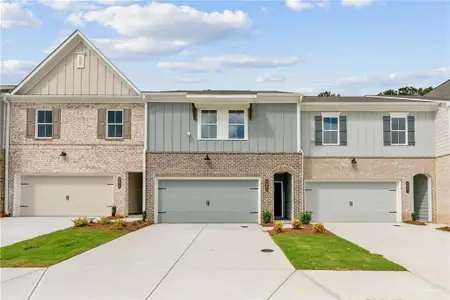 New construction Townhouse house 4663 Larkfield Wy, Powder Springs, GA 30127 Bolton- photo 0