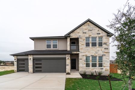 New construction Single-Family house 209 Joy Ln, Liberty Hill, TX 78642 plan Southfork - image