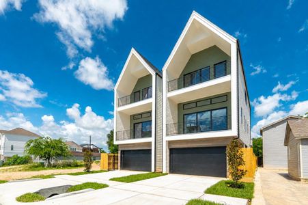 New construction Single-Family house 6822 Sidney St, Unit A, Houston, TX 77021 - image