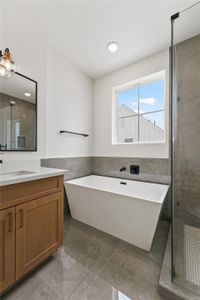 New construction Single-Family house 1804 Del Norte St, Unit E, Houston, TX 77018 - image 9