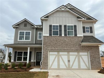 New construction Single-Family house 418 Laurel Cove Drive, Hoschton, GA 30548 McIntyre- photo 0