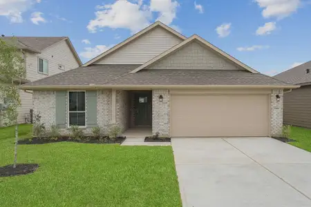 New construction Single-Family house 10681 Ellerston Rd, Cleveland, TX 77327 plan 1635-C - image