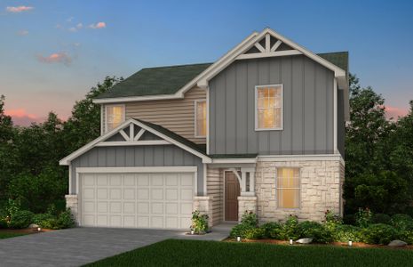 New construction Single-Family house 353 Wild Creek Rd, Seguin, TX 78155 plan Sandalwood - image