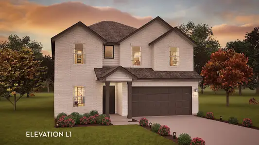 New construction Single-Family house Ponder, TX 76259 plan Concho - image