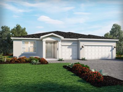 New construction Single-Family house 5591 Hampton Park Cir, Vero Beach, FL 32966 plan Coral - image