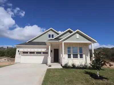 New construction Single-Family house 296 Champ Ave, Buda, TX 78610 plan Continental II - Signature II Series - image