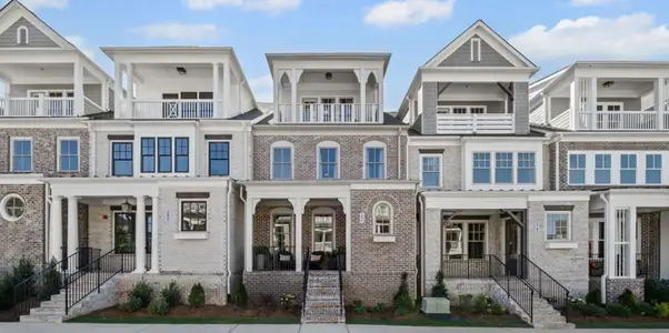New construction Townhouse house 9200 Main St, Woodstock, GA 30188 plan The Barrington - image