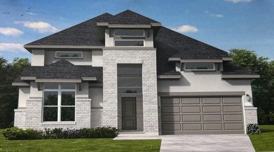 New construction Single-Family house 18827 Valencia Tangelo Street, Manvel, TX 77578 Lumberton (3397-HV-45)- photo 0