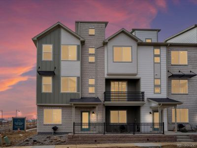 New construction Townhouse house 2302 Shoshone Place, Broomfield, CO 80023 Crestone- photo 0