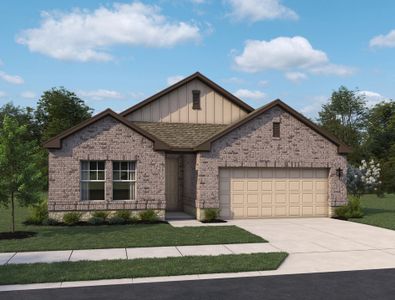New construction Single-Family house 101 Yale St, Seguin, TX 78155 plan Hayes - image