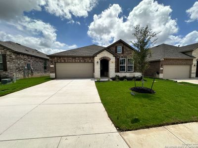 New construction Single-Family house 316 Sonata Canyon, Spring Branch, TX 78070 Leander Homeplan- photo 0