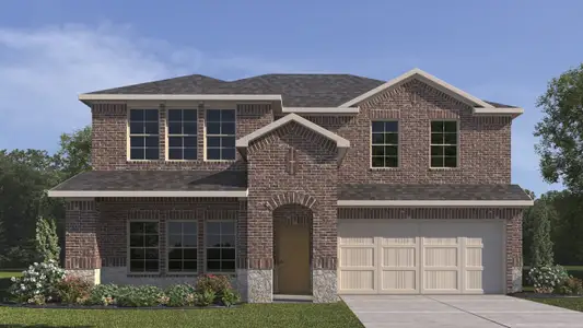 New construction Single-Family house 170 Charismatic Rd, Waxahachie, TX 75165 plan Perry - image