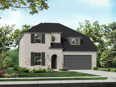 New construction Single-Family house 1709 Morning Mist Dr, Georgetown, TX 78628 plan Richmond - image
