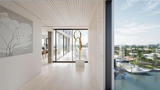 New construction Condo house 9700 W Bay Harbor Dr, Unit PH4, Bay Harbor Islands, FL 33154 plan The Sunset Penthouse - image 9