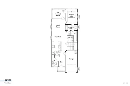 New construction Townhouse house 729 Township Wy, Myrtle Beach, SC 29579 plan Lawson - image