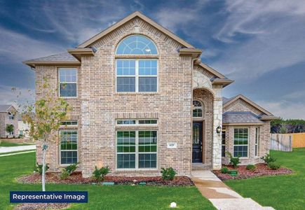 New construction Single-Family house 2108 Corbera Dr, Little Elm, TX 75068 plan Brittany 40 2F - image