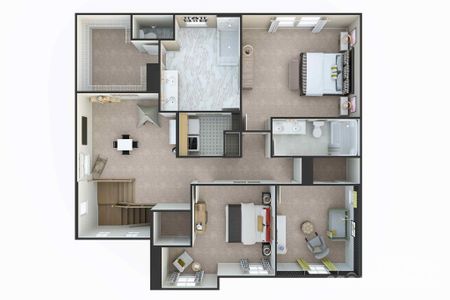 Alton Creek Henderson Rendering *actual finishes, structural options, and orientation varies