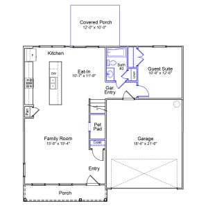New construction Single-Family house 3010 Hallsdale Dr, Elgin, SC 29045 plan McDowell - image