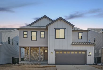 New construction Single-Family house 8858 Moonshimmer Trl, Littleton, CO 80125 4054 Morningside Elevation C - Highline Ranch- photo 4 4