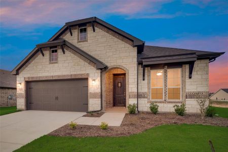 New construction Single-Family house 1421 Whitetail Ln., Azle, TX 76020 San Gabriel II- photo 0