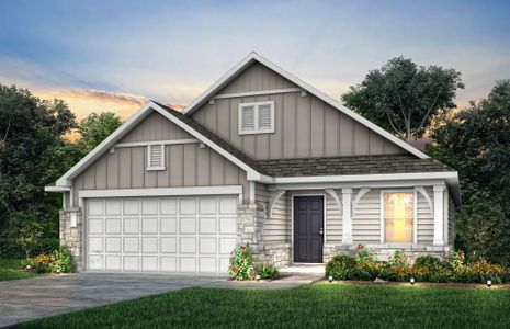 New construction Single-Family house 113 Eagle Valley Dr, Elgin, TX 78621 plan Hewitt - image