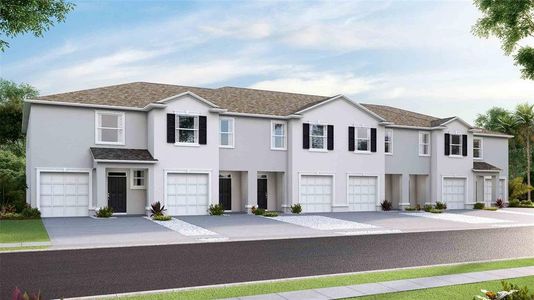 New construction Townhouse house 32409 Welling Blade Lp, Wesley Chapel, FL 33545 plan Vale - image