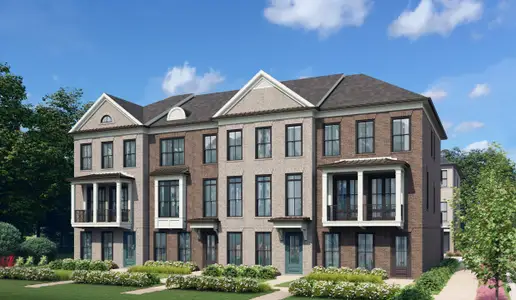 New construction Townhouse house 2325 Old Milton Pkwy, Alpharetta, GA 30004 null- photo 0