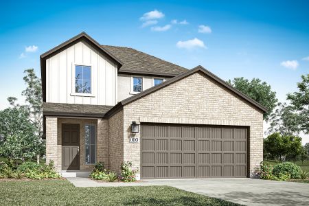 New construction house 537 Bloomington Lp, Hutto, TX 78634 plan Veranda - image