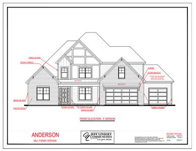 New construction Single-Family house Peachtree City, GA 30269 plan Anderson F - image