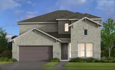 New construction Single-Family house 321 Horsemint Ln, Georgetown, TX 78633 plan Saffron - image