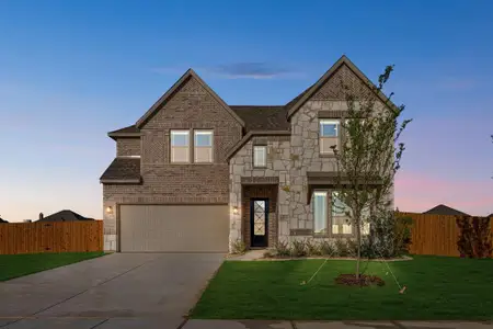 New construction Single-Family house 12717 Barretta Dr, Godley, TX 76044 Violet III- photo 0