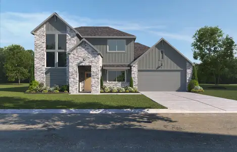 New construction Single-Family house 31103 Henry Ridge Dr, Fulshear, TX 77441 plan Lancaster - image