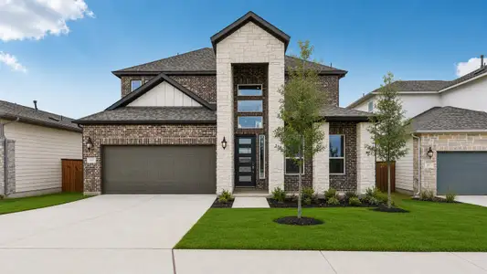 New construction Single-Family house 113 Villoria Cv, Liberty Hill, TX 78642 plan Piedmont - image