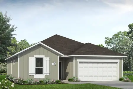 New construction Single-Family house 11909 Horseshoe Field Bnd, Mustang Ridge, TX 78610 plan Durango 1551 - image