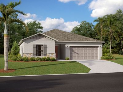 New construction Single-Family house 9860 Last Light Glen, Parrish, FL 34219 Ventura- photo 0