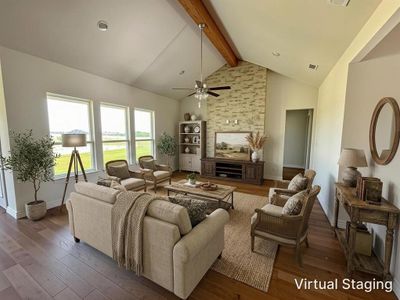 New construction Single-Family house 128 Fan Mill Trl, Weatherford, TX 76085 plan Canyon - image 8