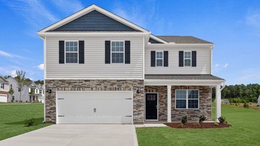 New construction Single-Family house 429 Thistle Meadow Ln, Aberdeen, NC 28315 plan Galen - image